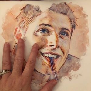 DEAN WINCHESTER SUPERNATURAL LOVE PRINT